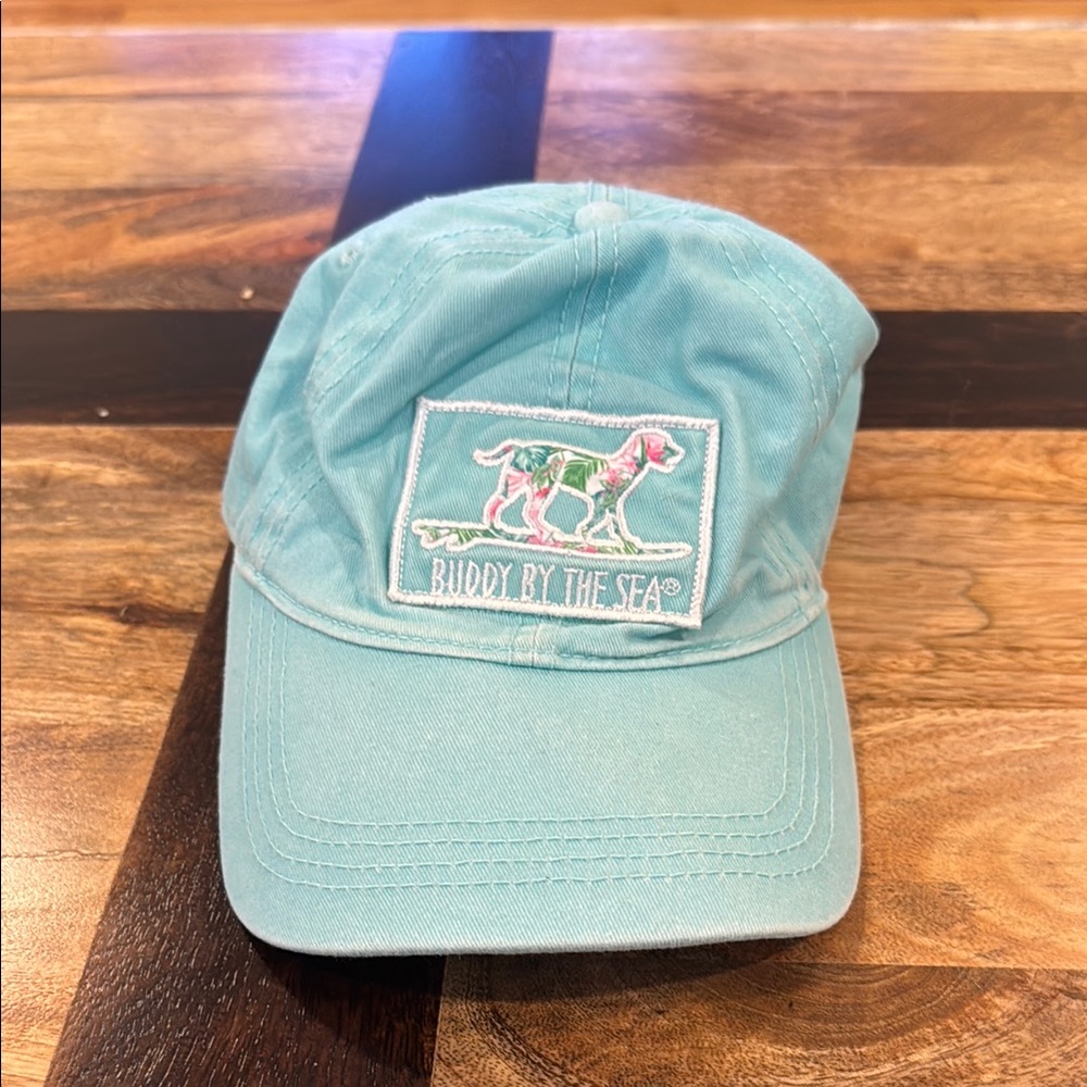 Buddy by the Sea Teal Cap